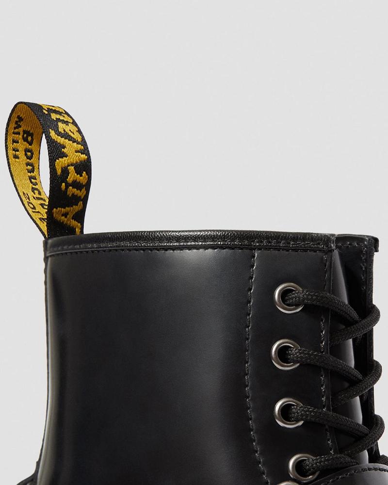 Dr Martens 1460 Harness Leren Veterlaarzen Heren Zwart | NL 294TCE